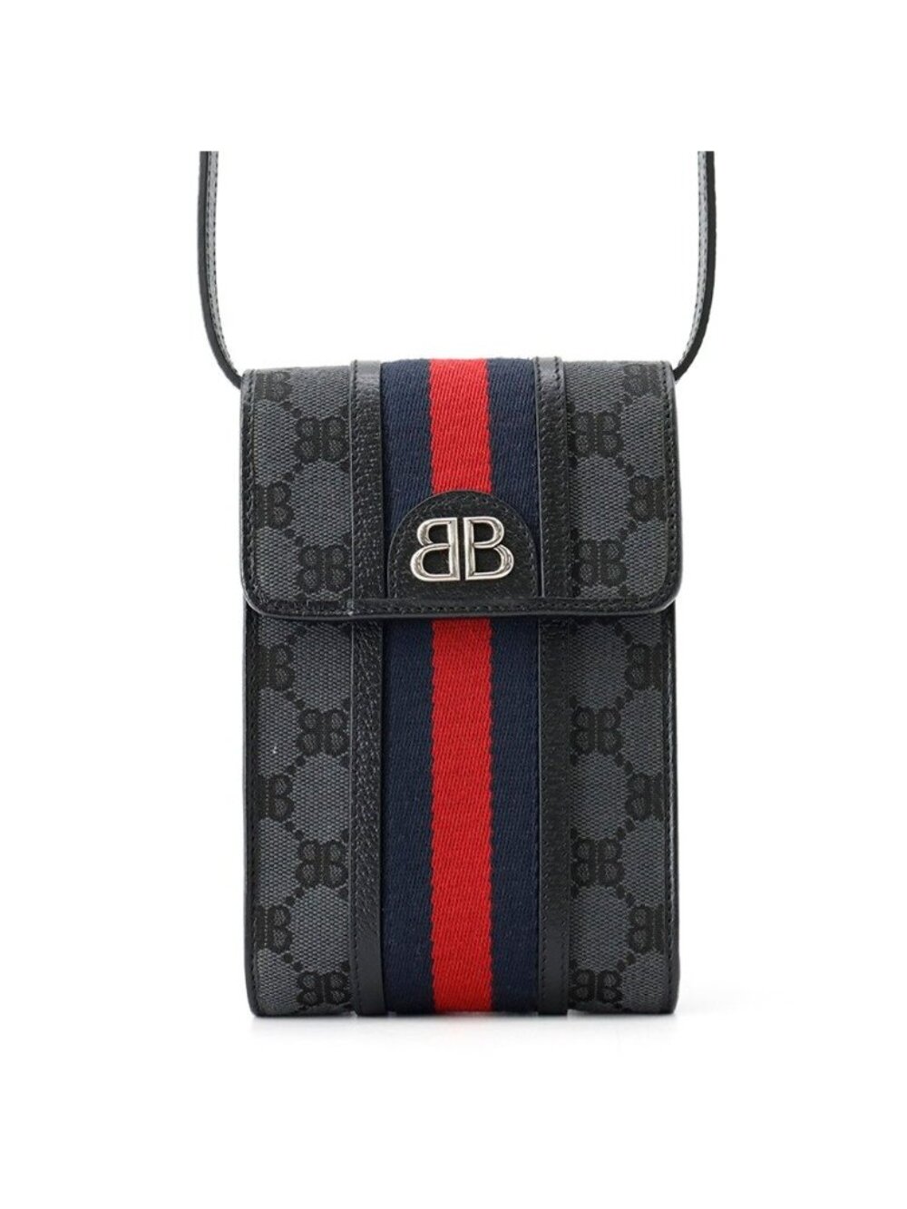 Gucci Shoulder Bag Collaboration The Hacker Project Ophidia Phone Pouch Black